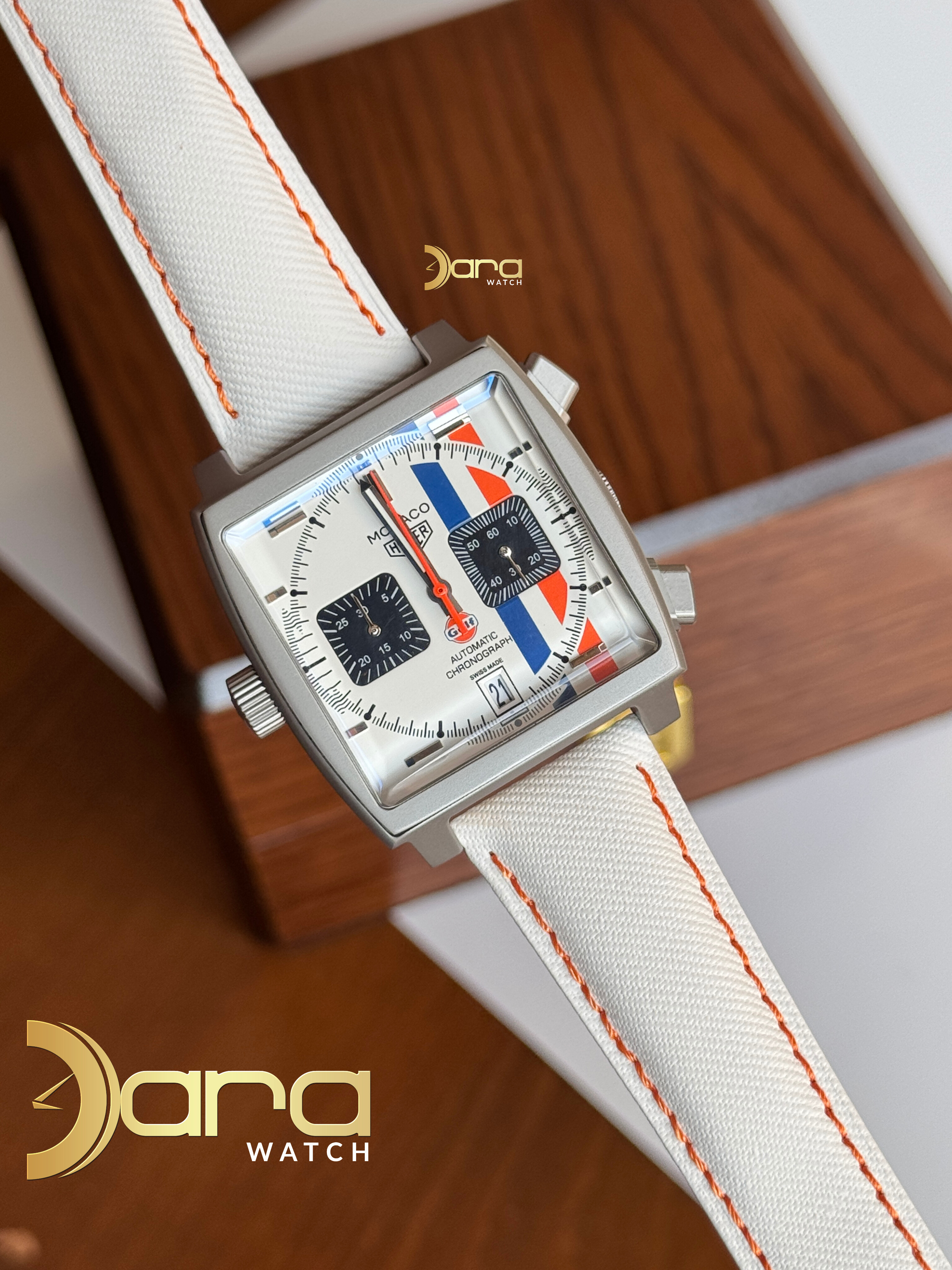 ساعت مردانه تگ هویر Monaco Gulf CAW218G.EB0393 اتوماتیک کرنوگراف